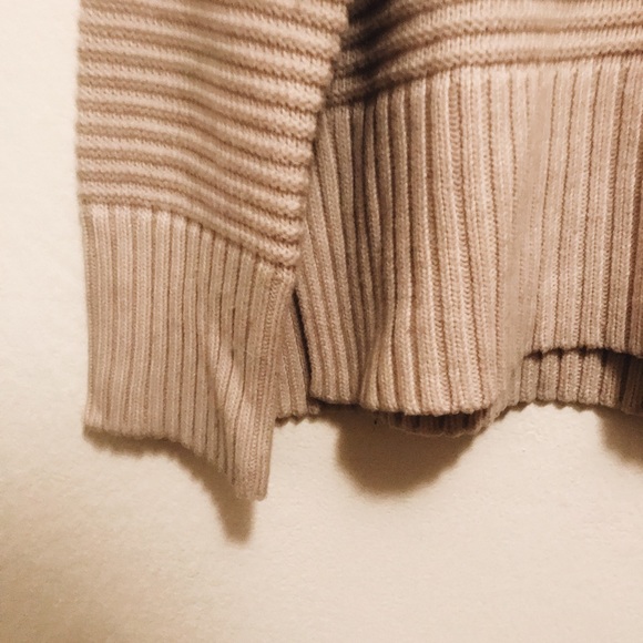 Topshop Ribbed Mock Neck Sweater - Picture 4 of 5